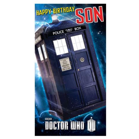 Son Doctor Who Tardis Birthday Card £2.45